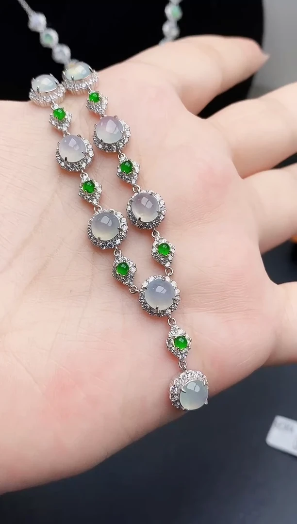 银S925镶嵌戒指翡翠0082