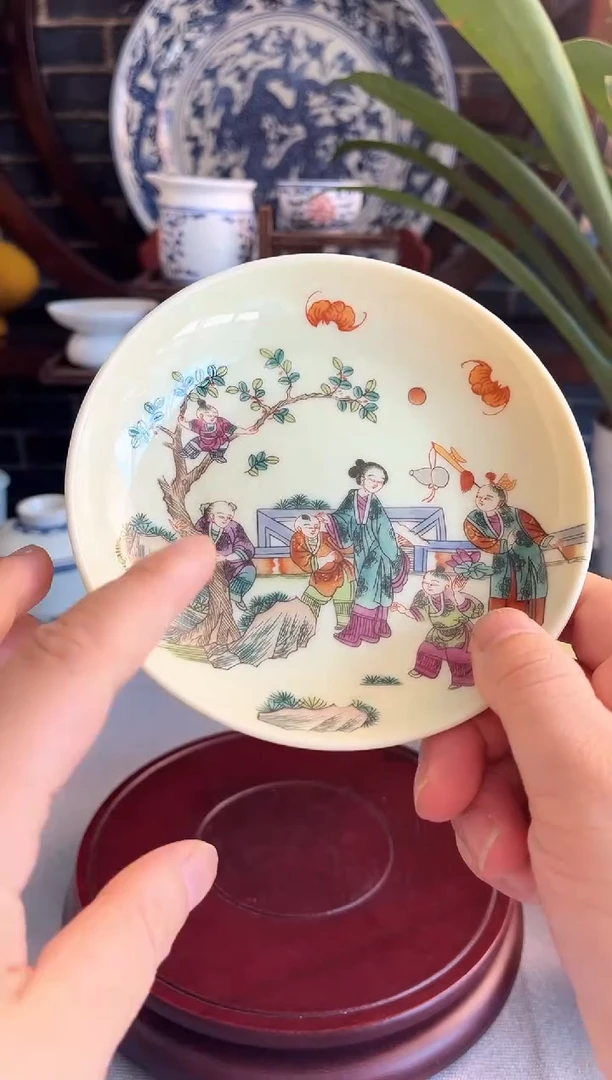 碟景德镇陶瓷艺术品