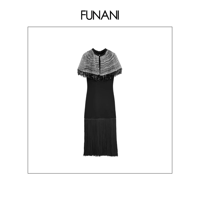 【FUNANI】 轻奢法式高级感重工原创设计感 连衣裙 X2511222