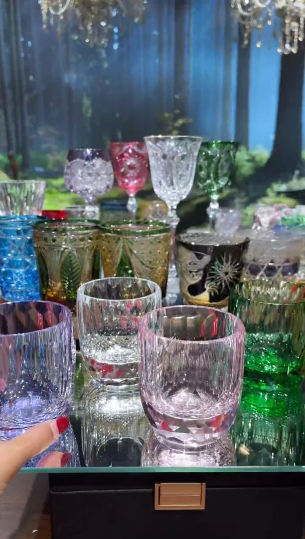【闪购商品】直播间套装 钻杯 粉紫透绿
