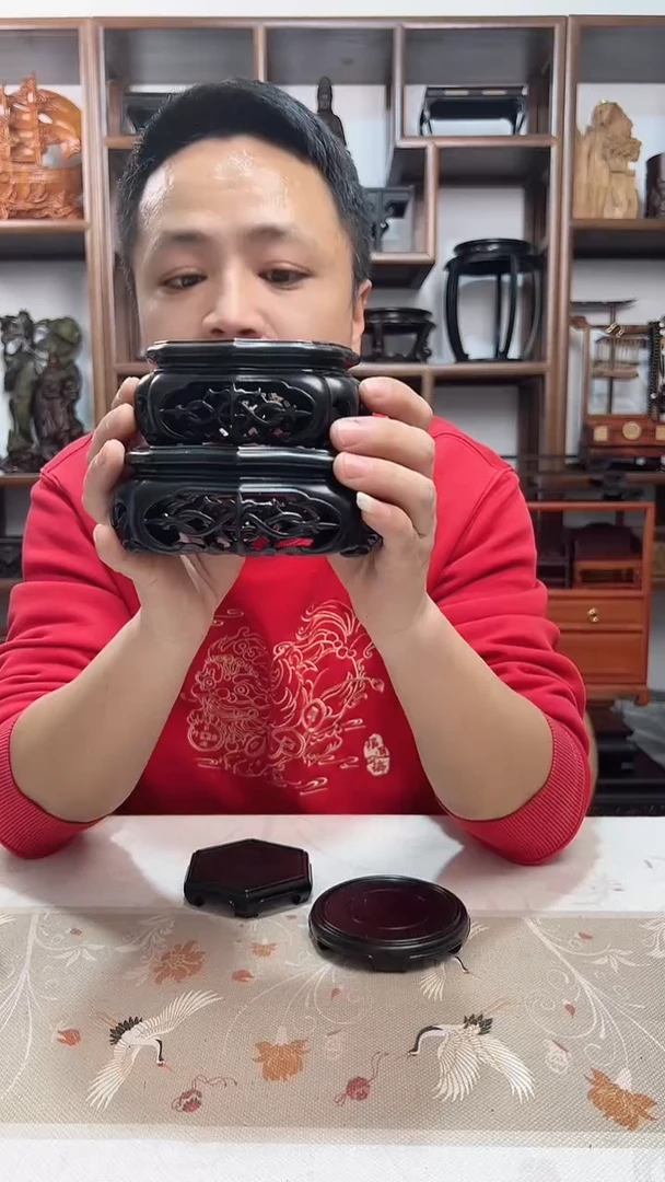 【闪购商品】东非黑黄檀（紫光檀）2件套