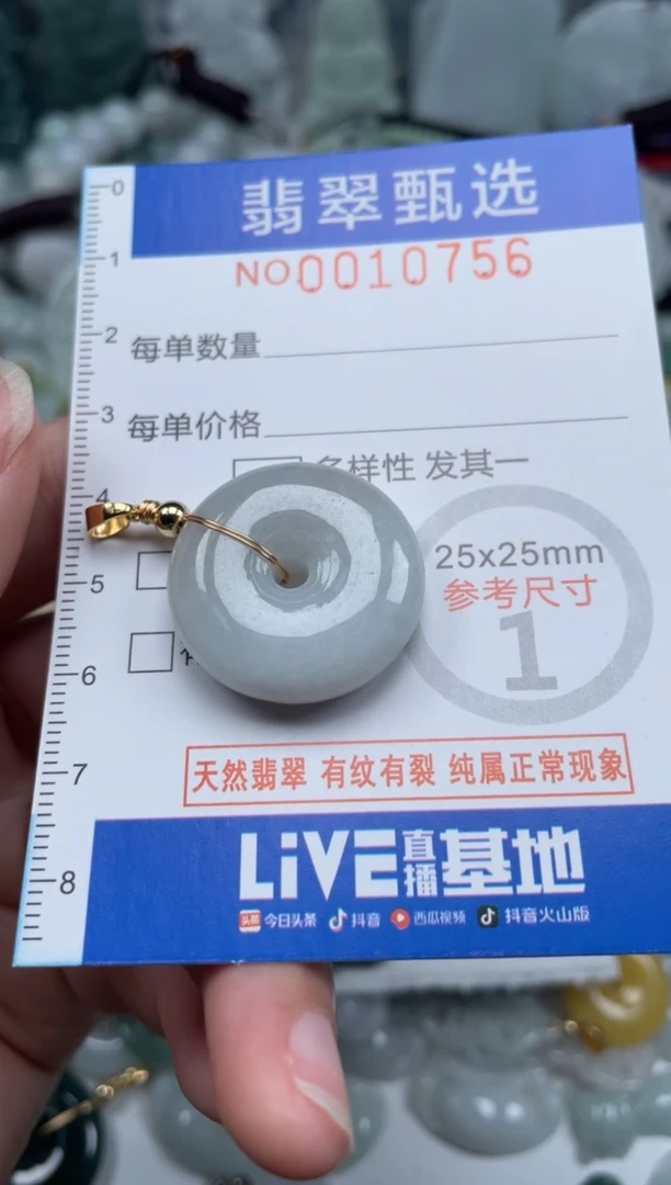 颈饰未镶嵌翡翠10756