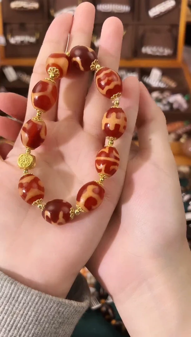 玛瑙/玉髓（覆膜）颈饰合金3（微瑕随机发货）