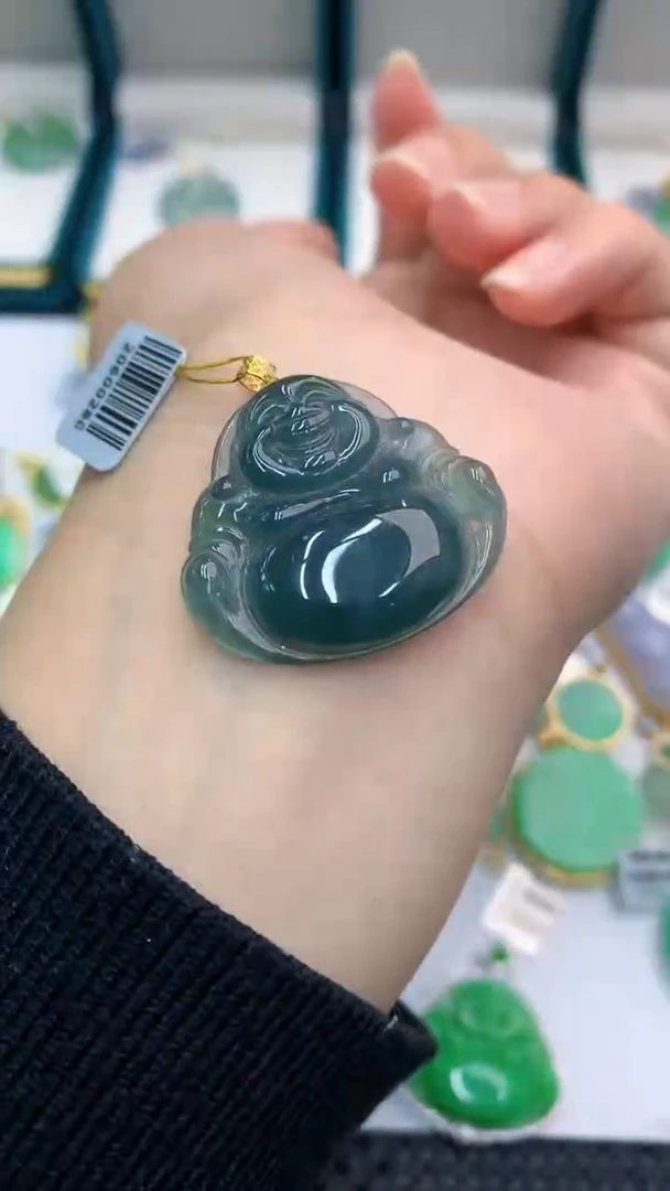 【闪购商品】翡翠颈饰18K金镶嵌            8