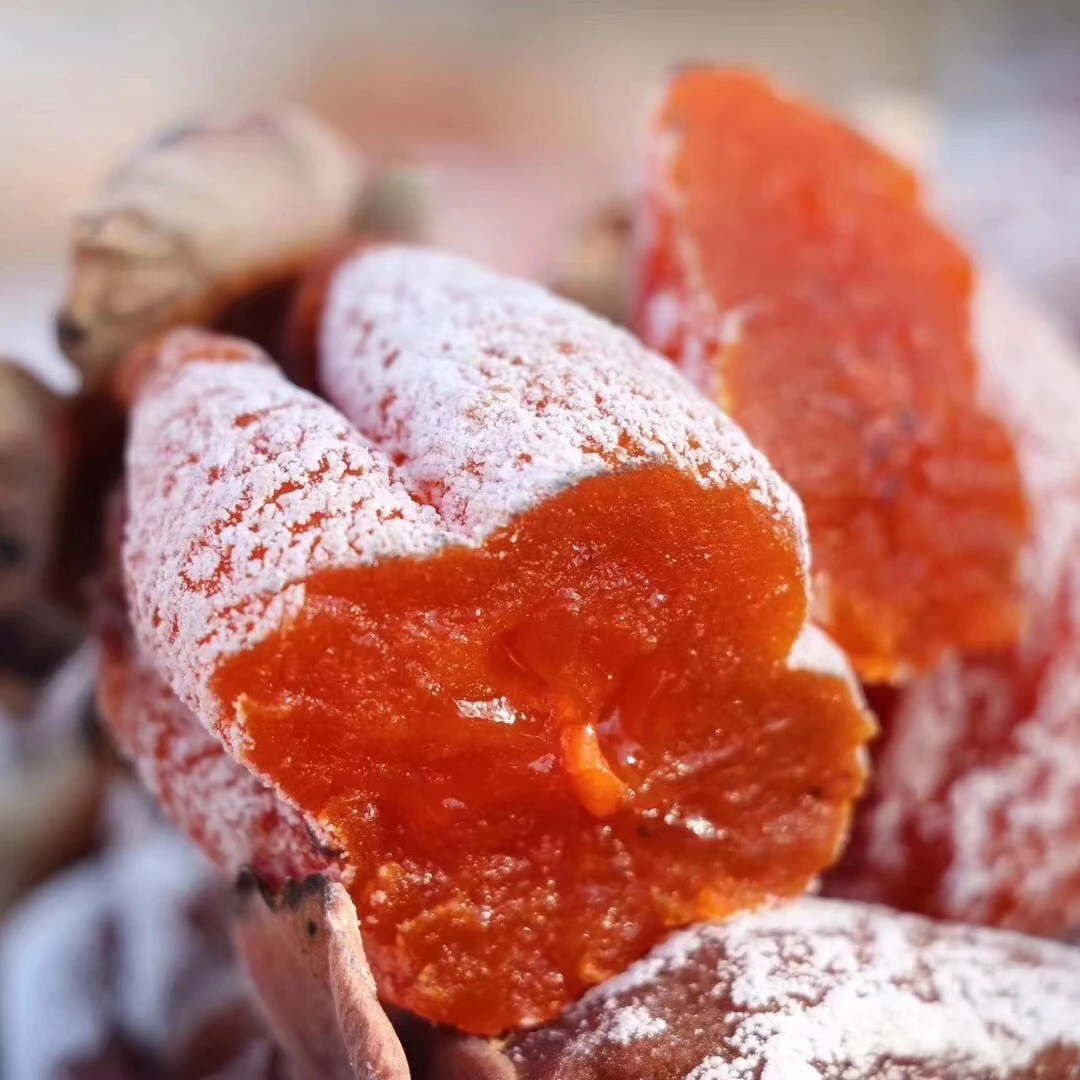 初六发货富平柿饼古法制作陕西特产入口甜润Q弹流心果肉饱满1-5斤