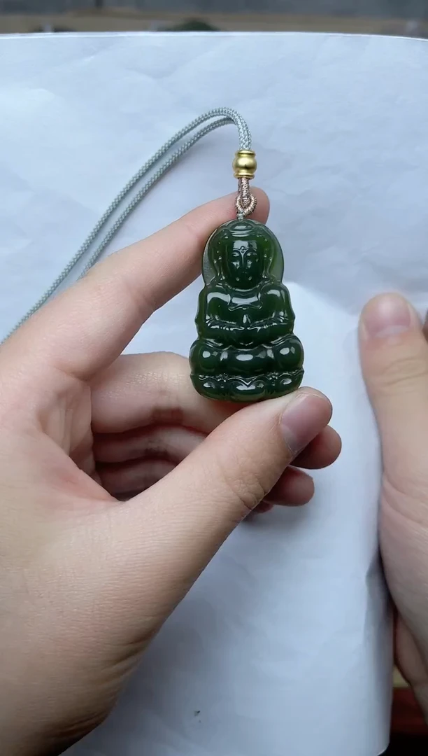 【闪购商品】和田玉颈饰未镶嵌观音06
