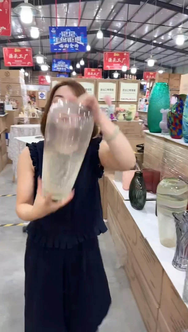 琉璃手工艺品优选花瓶花器K-早45