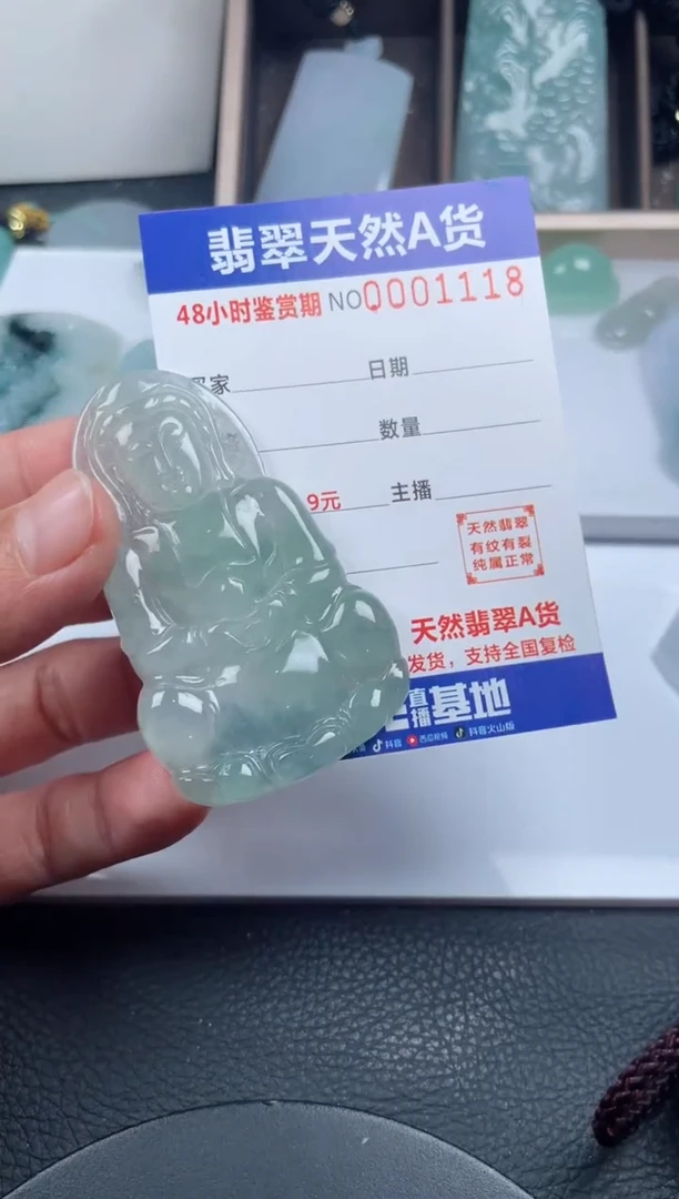 颈饰未镶嵌翡翠               1