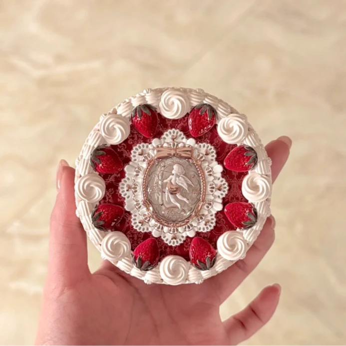 花知晓草莓丘比特系列粉饼