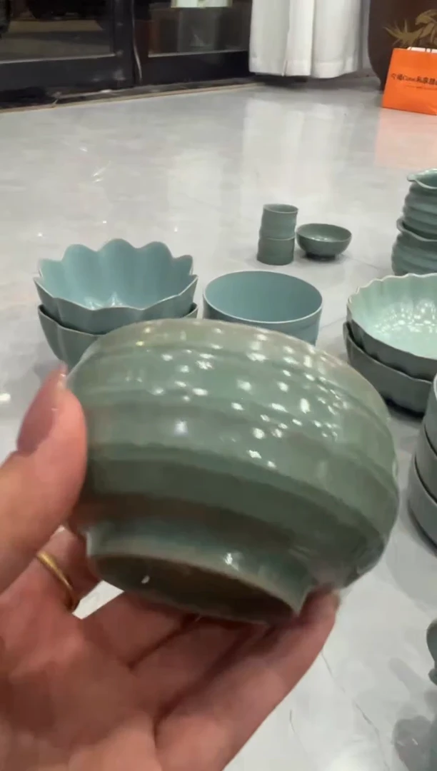 瓷片炫纹罗汉种花哈哈哈哈