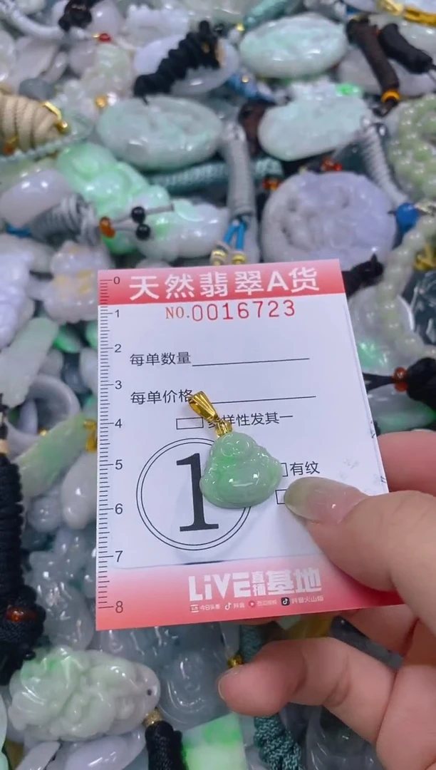 翡翠未镶嵌颈饰闪购0016723