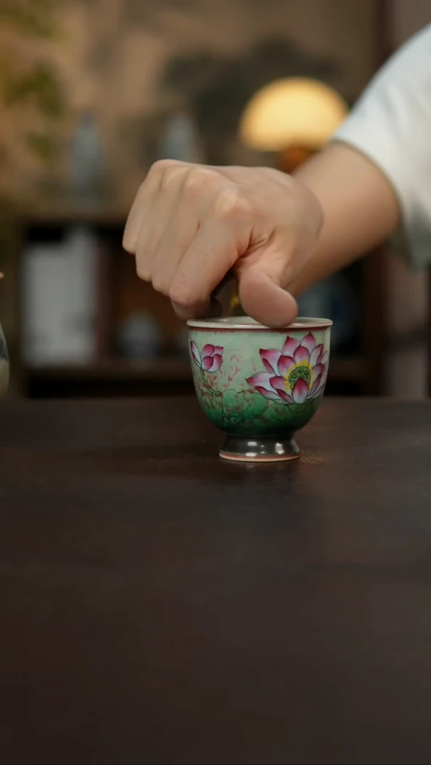 杯景德镇陶瓷杯碗柴烧多人