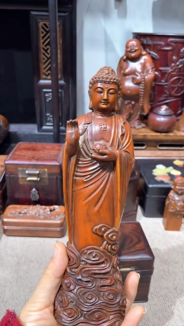 山**鹤徽韵淘木文房雅玩