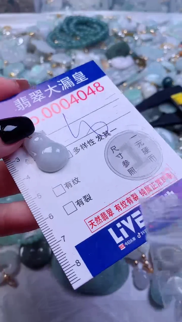 颈饰未镶嵌翡翠4048