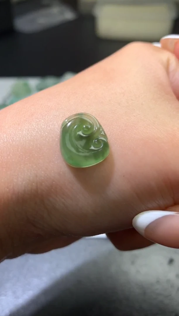 未镶嵌定制翡翠毛货 14-12.2-3