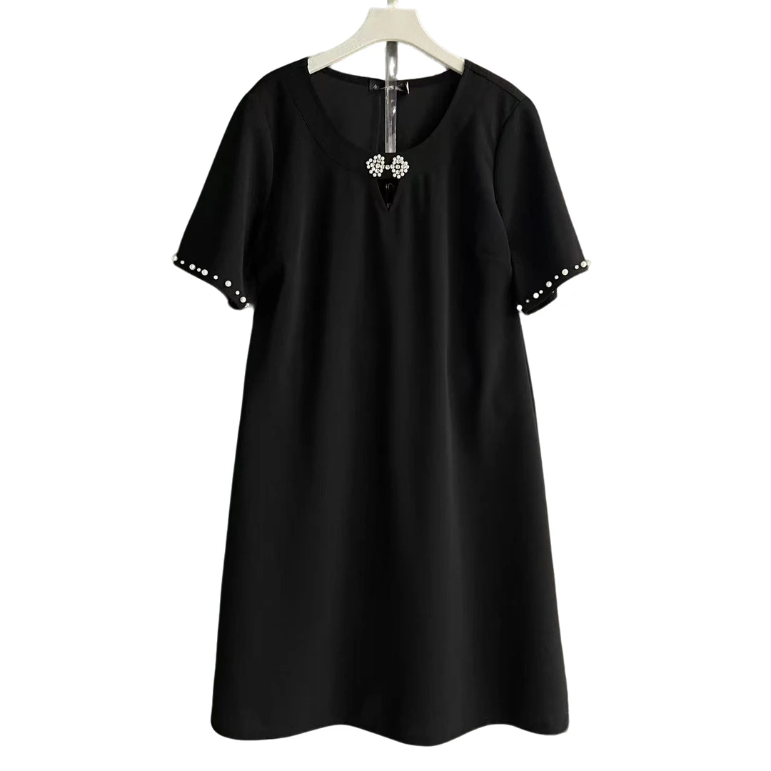 大码女装半袖连衣裙