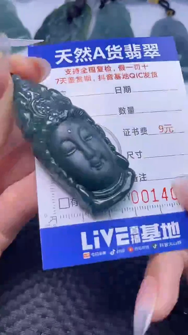 翡翠未镶嵌颈饰    4082