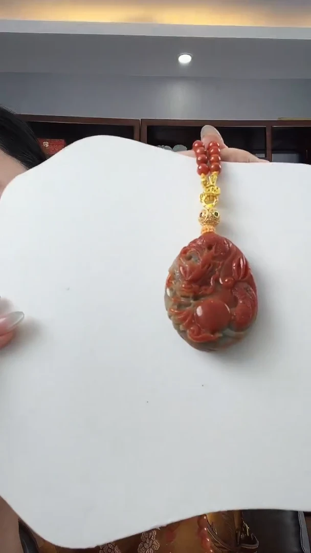 颈饰未镶嵌翡翠龙