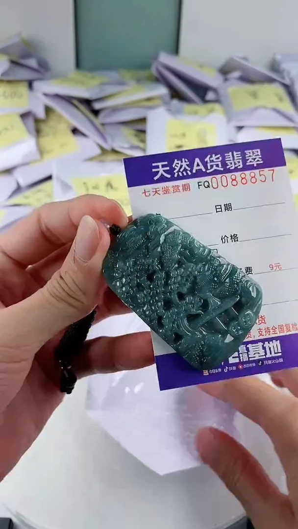 翡翠未镶嵌颈饰