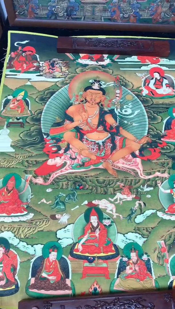 卷轴画106咕噜咕噜佛母