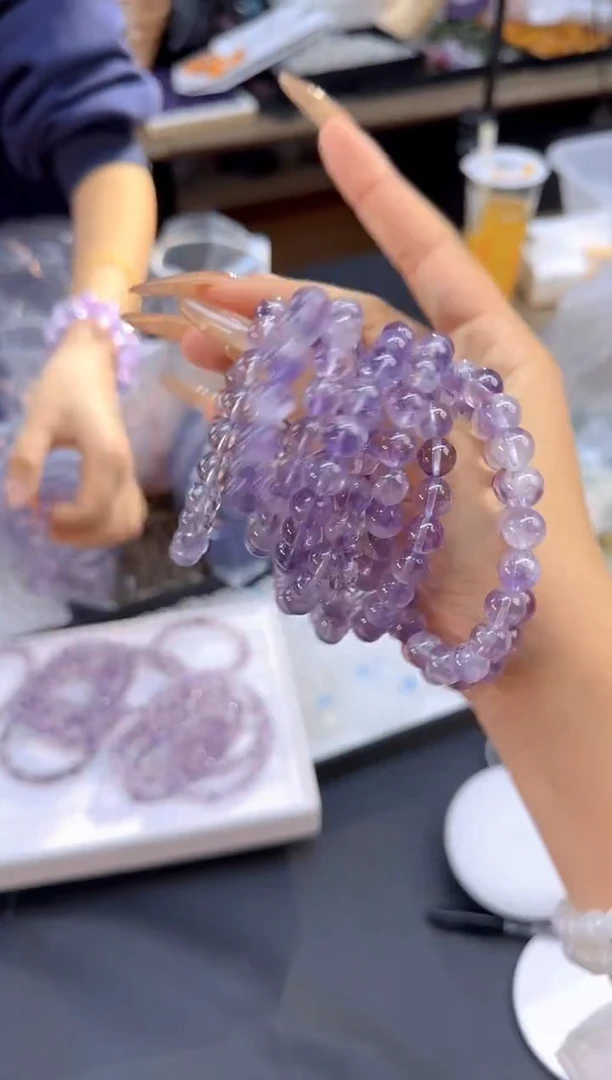 【闪购商品】水晶手串未镶嵌040/多样性发其一/卡8