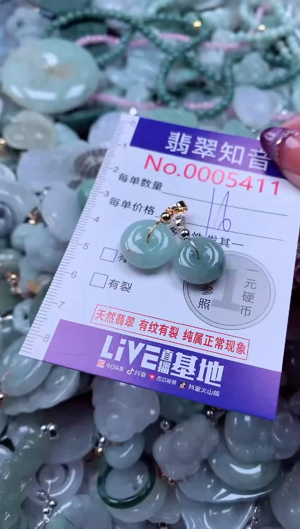 翡翠未镶嵌吊坠(不含链)5411