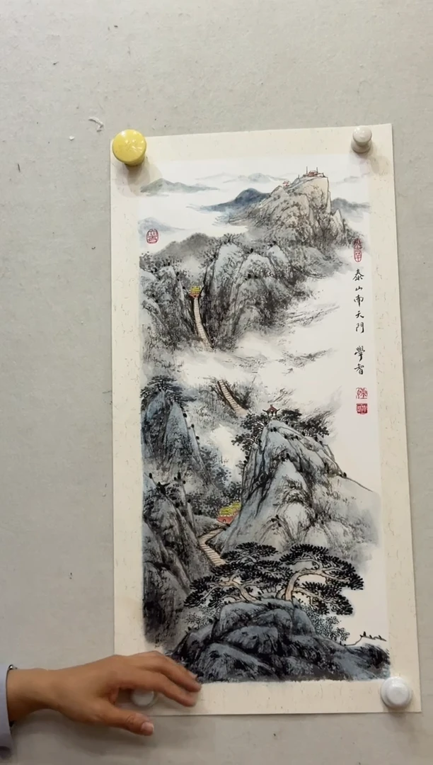 国画炳山艺术--陈学智老师作品