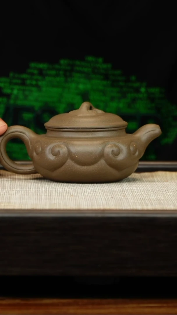 茶壶紫砂青段仿古如意