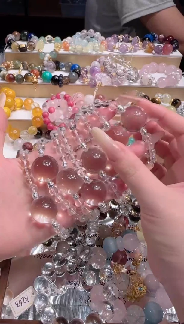 未镶嵌手串水晶多样性发一