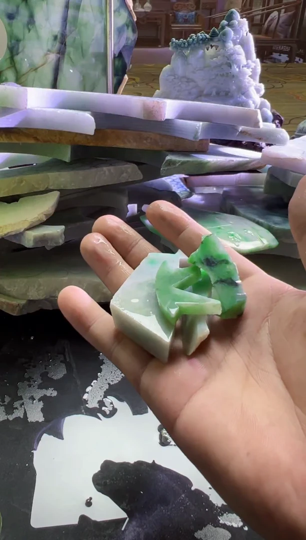 未镶嵌挂件翡翠天然缅甸翡翠A货