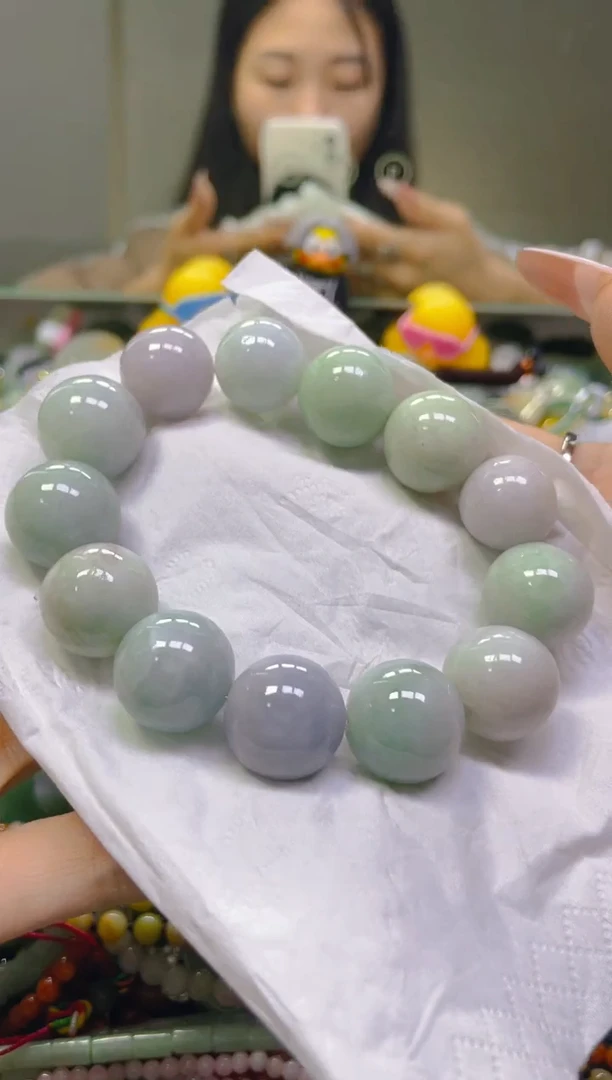 翡翠未镶嵌颈饰17MM/K/翡翠A货一图一物