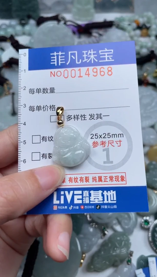 颈饰未镶嵌翡翠14968