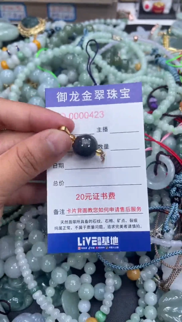翡翠未镶嵌颈饰059