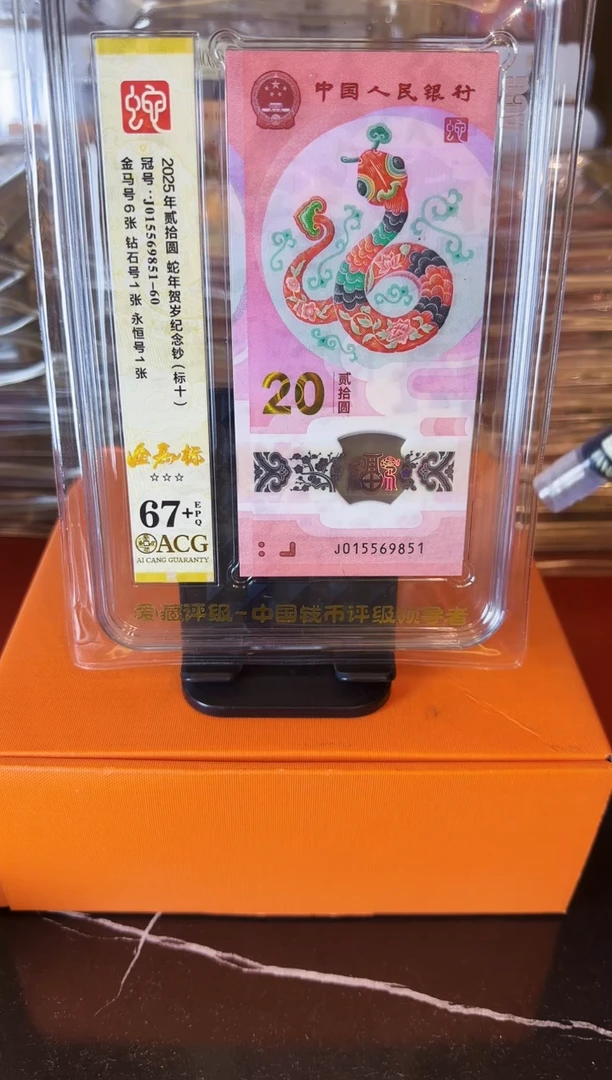 塑料2025蛇钞 爱藏标十 啊啊啊啊