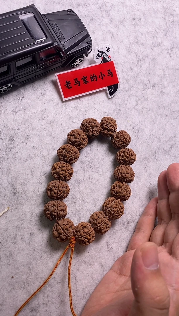 手串金刚菩提原生态细纹双龙，21+