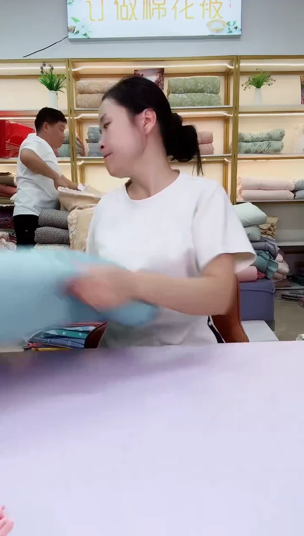 高品质床笠蓝色