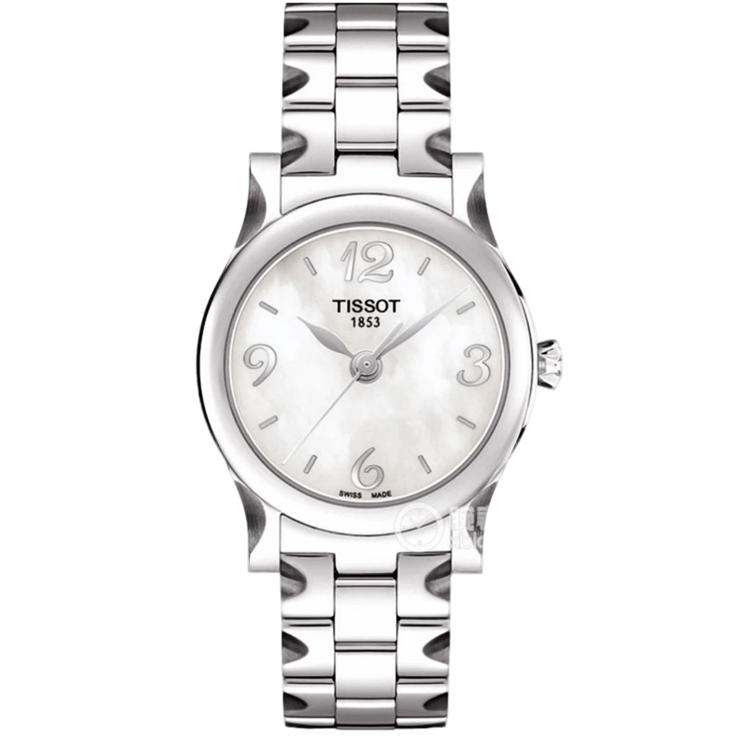 99新 Tissot/天梭 经典女表/28MM石英/经典白盘贝母/简约优雅时尚