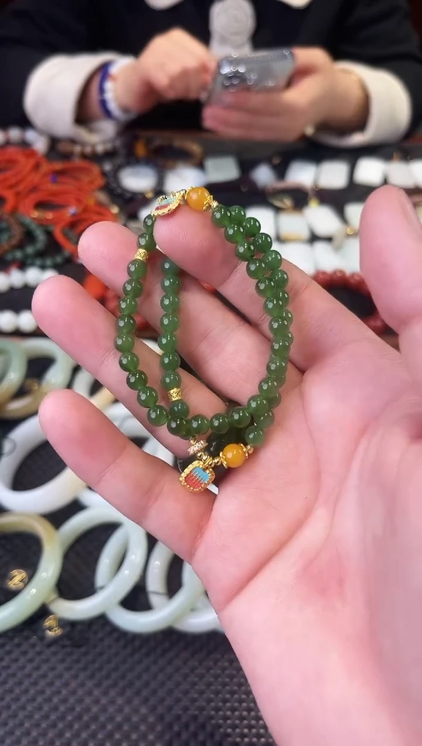 未镶嵌手串和田玉小艾多样性发货拍一发一