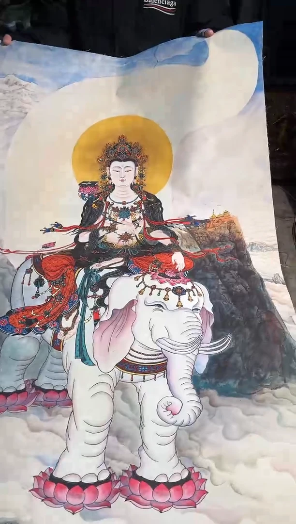 卷轴画天天的唐卡tk160