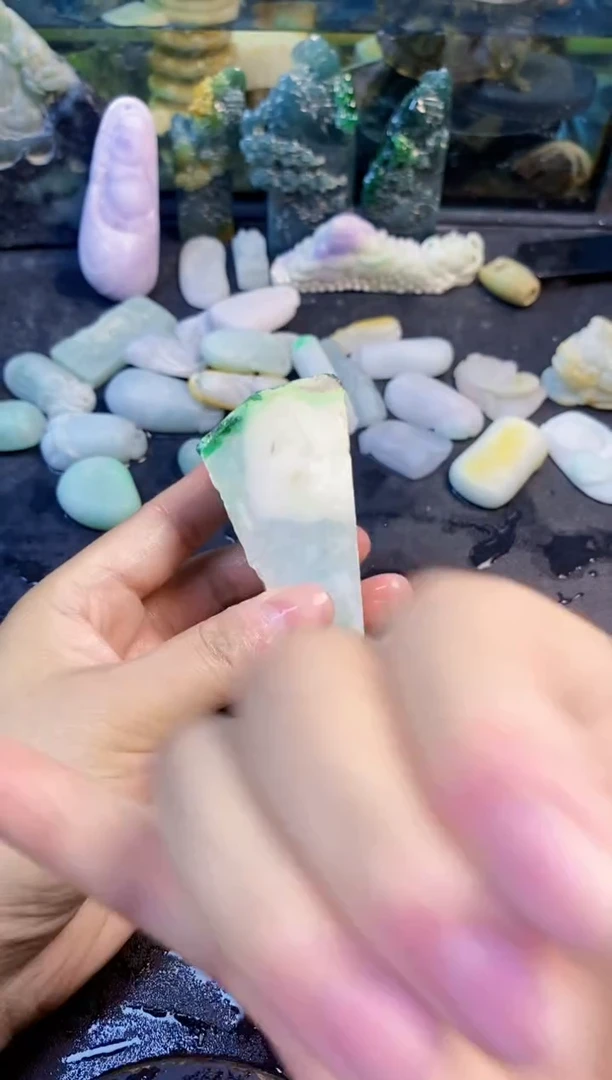 未镶嵌挂件翡翠天然翡翠053