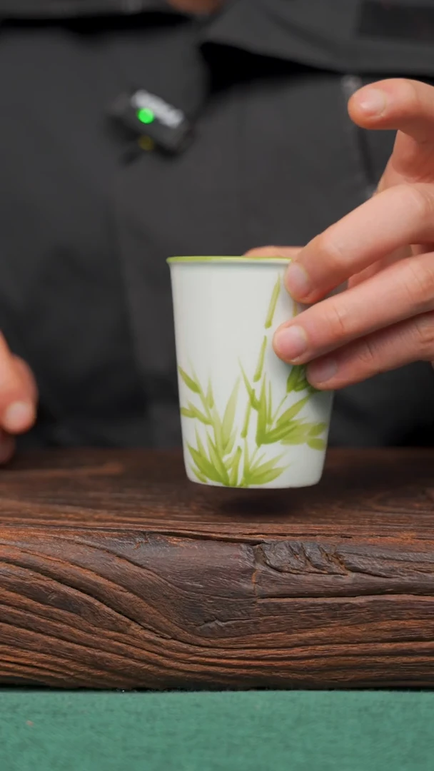 【闪购商品】瓷片4景德镇杯釉下手工手绘瓷器