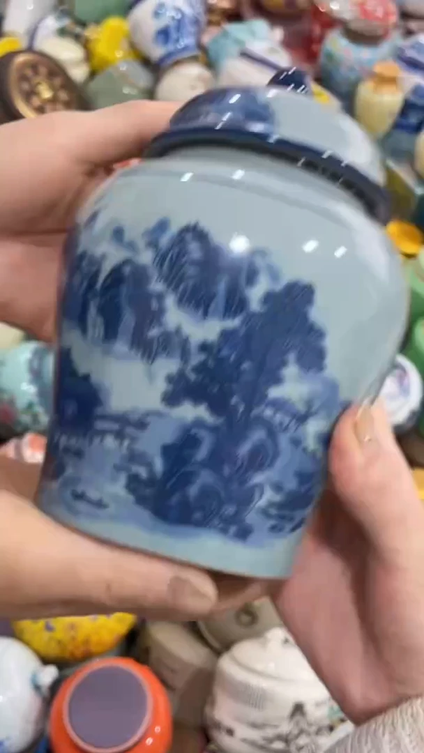 摆件孤品茶叶罐密封罐储物罐直播间临时链接浮力