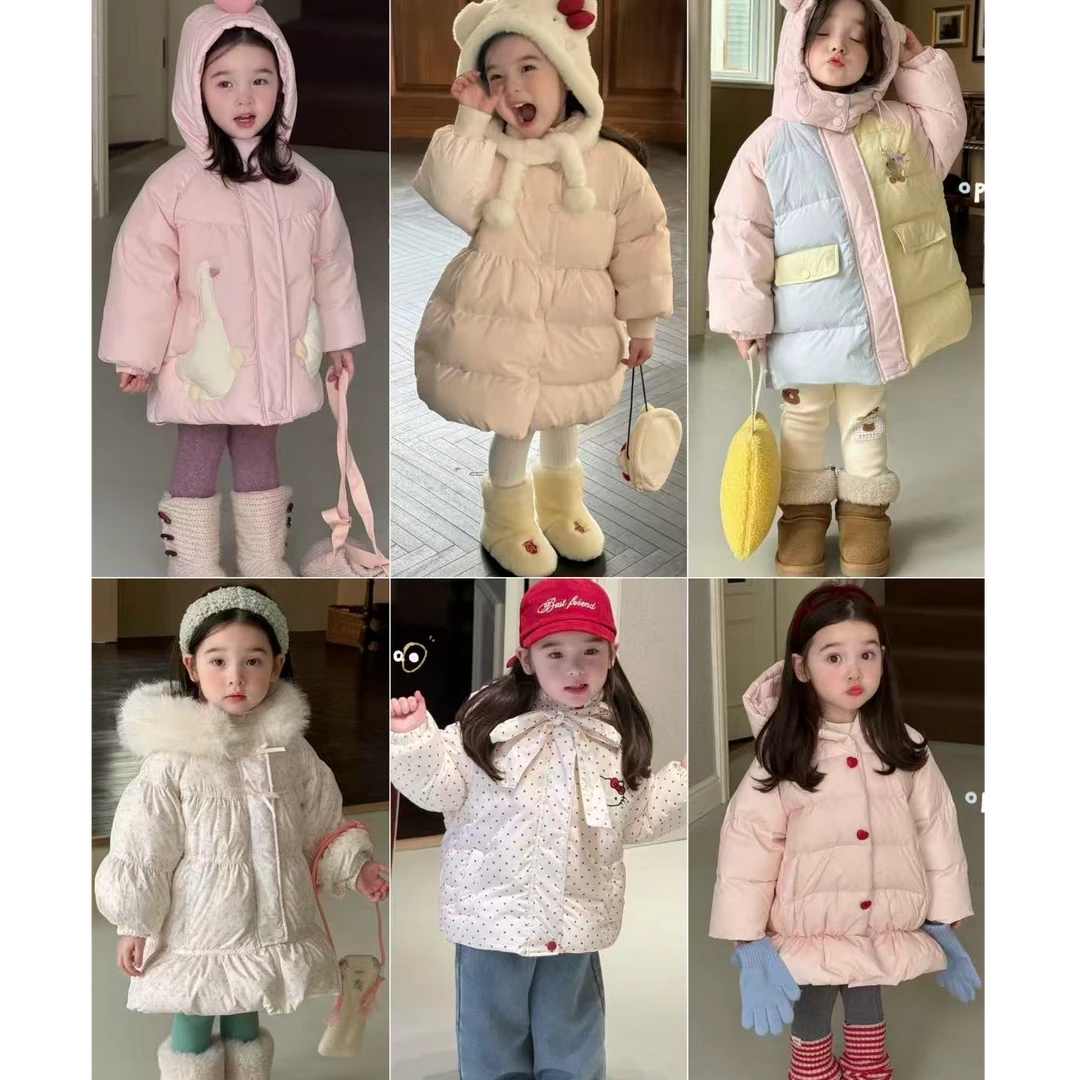 【C001-200】童装女童2025年公主裙小童洋气吊带连衣裙棉衣外套
