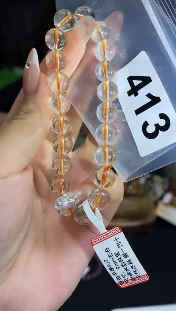 水晶手串未镶嵌手串413