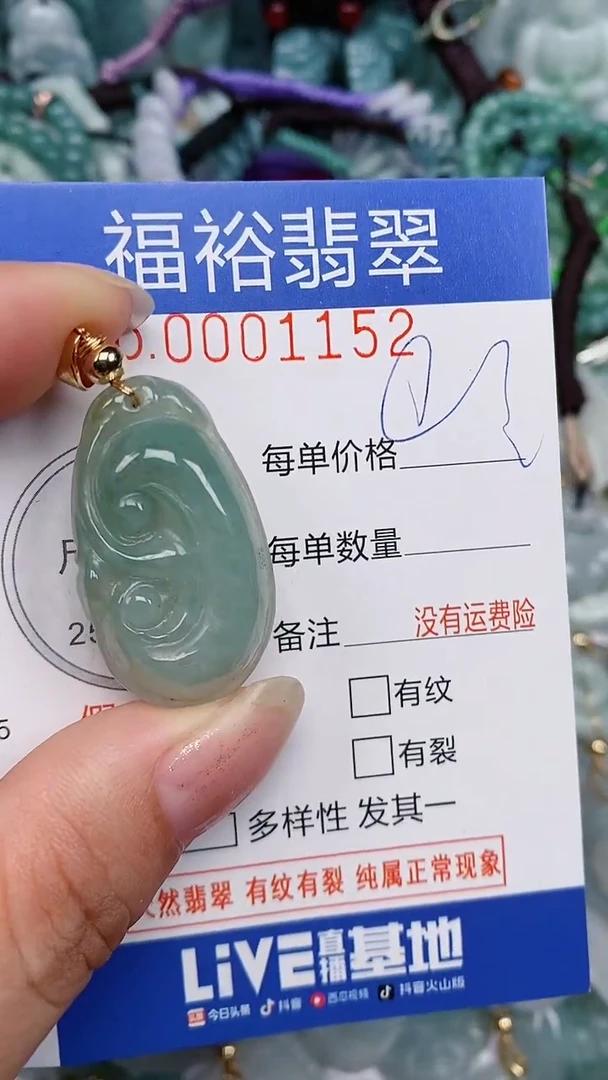 翡翠未镶嵌颈饰...0001152