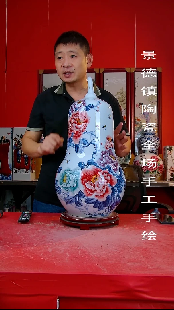 摆件景德镇陶瓷 全场手工手绘