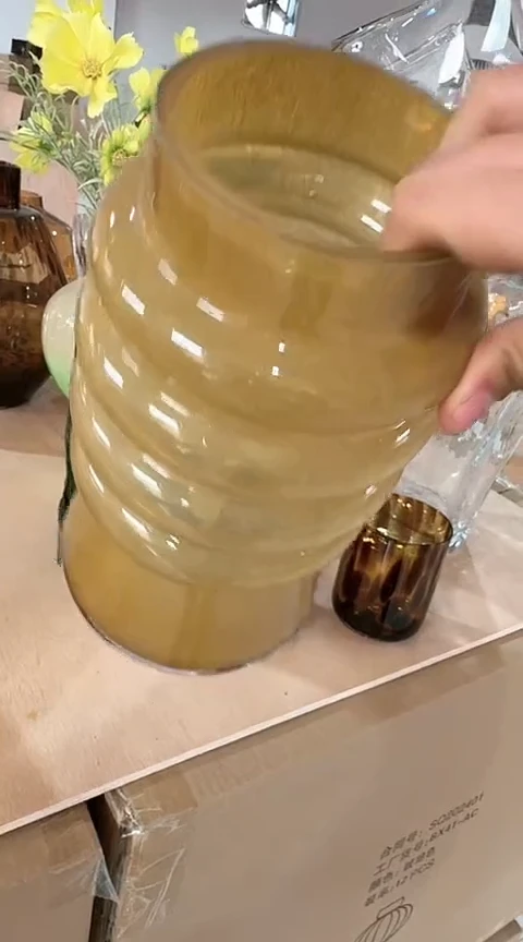 【闪购商品】玻璃黄色圈圈