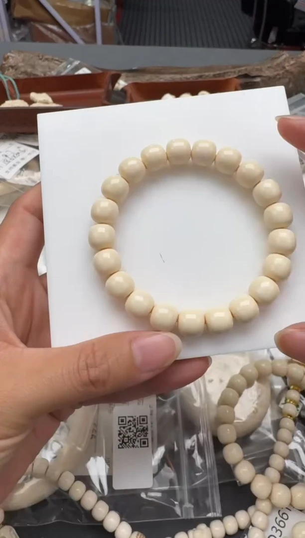 猛犸象牙手串/手链/手镯006天选10*9单圈