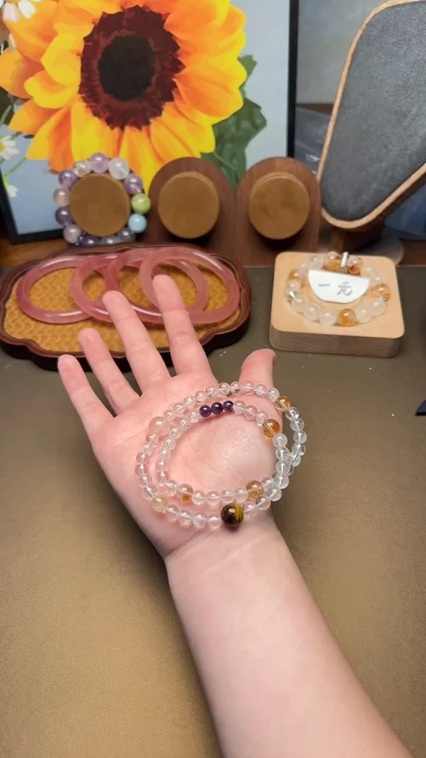 未镶嵌手串水晶1