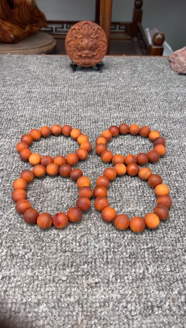 柏木（崖柏）1.5粗抛红油骨料 香味浓郁